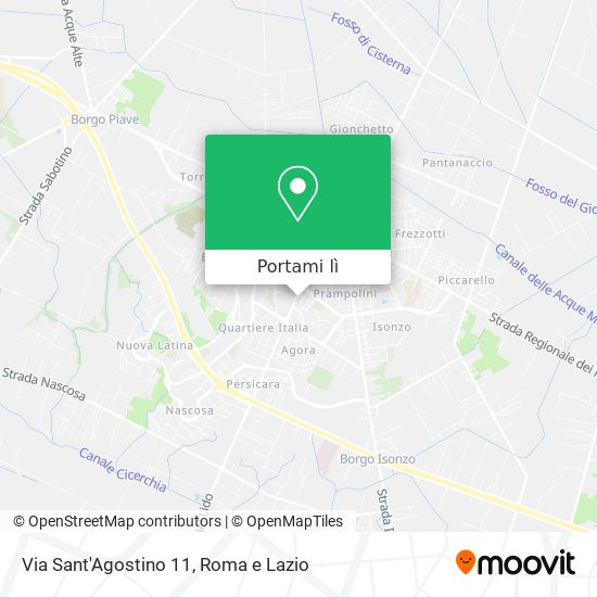 Mappa Via Sant'Agostino 11