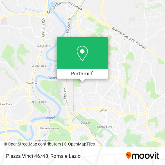 Mappa Piazza Vinci 46/48