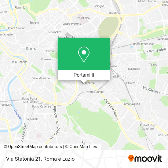 Mappa Via Statonia 21