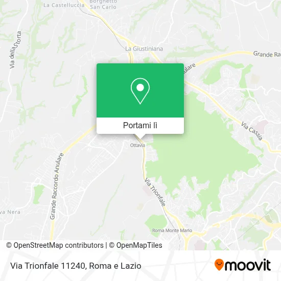 Mappa Via Trionfale 11240