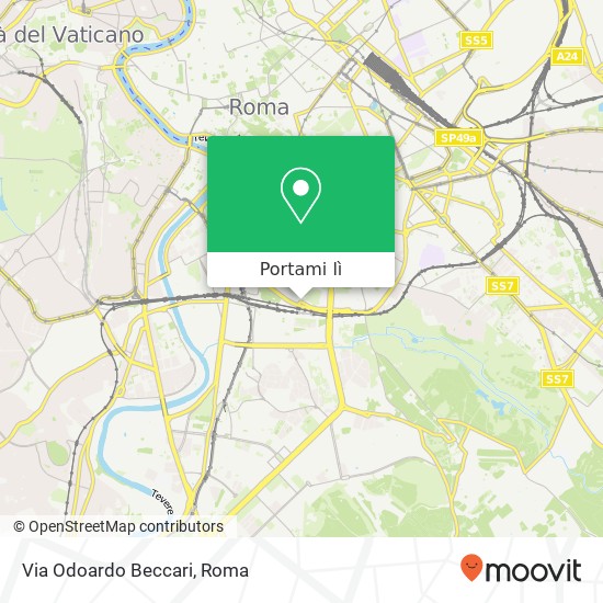 Mappa Via Odoardo Beccari