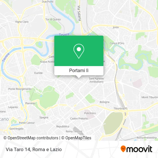 Mappa Via Taro 14