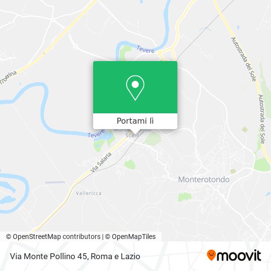 Mappa Via Monte Pollino 45