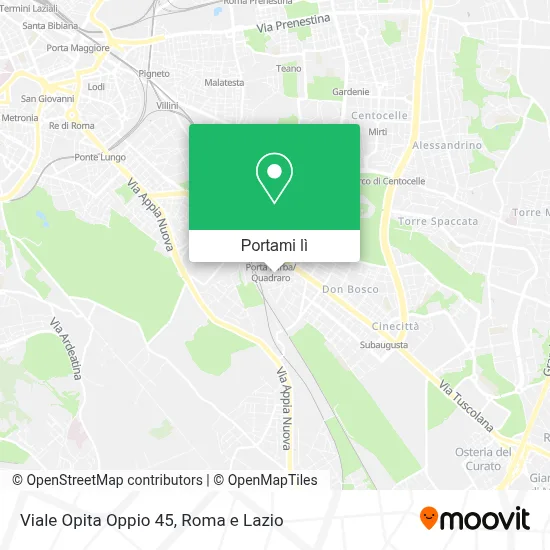 Mappa Viale Opita Oppio 45