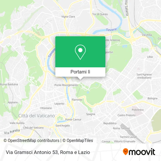 Mappa Via Gramsci Antonio 53