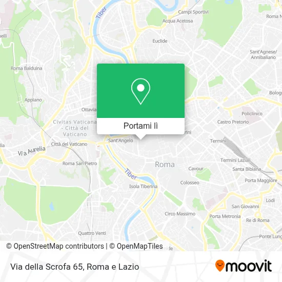 Mappa Via della Scrofa 65