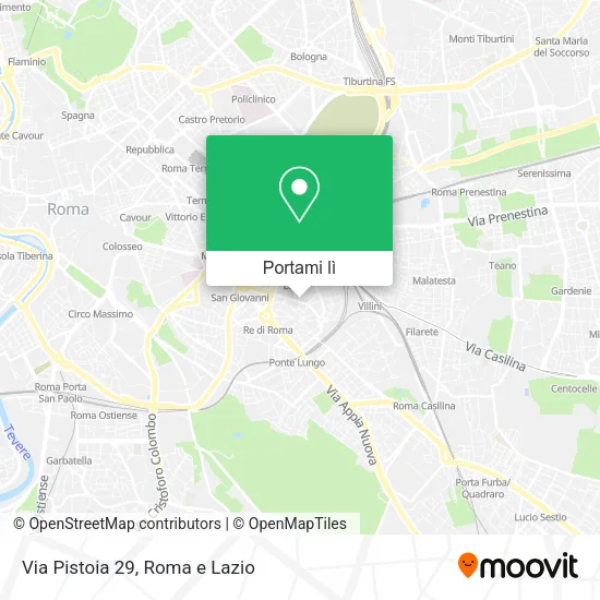 Mappa Via Pistoia 29