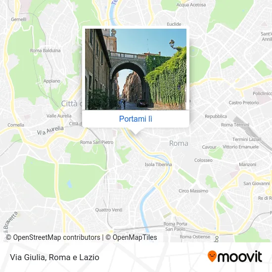 Mappa Via Giulia