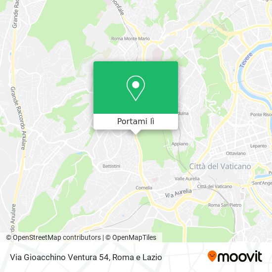 Mappa Via Gioacchino Ventura 54