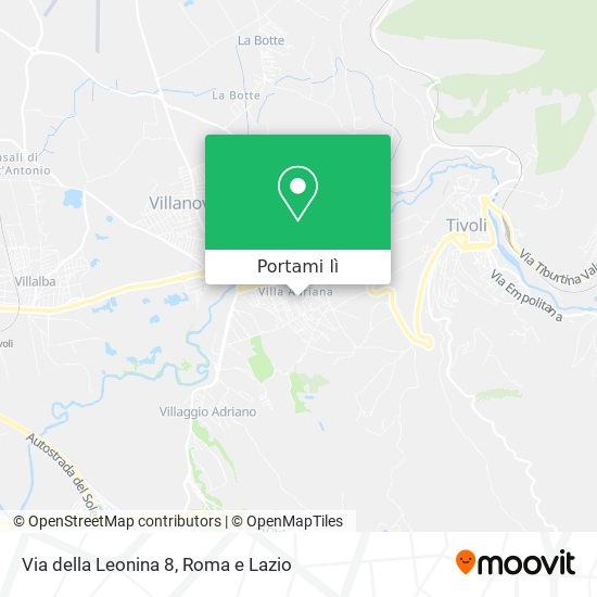 Mappa Via della Leonina 8