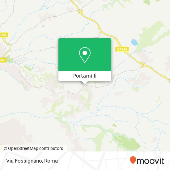 Mappa Via Fossignano