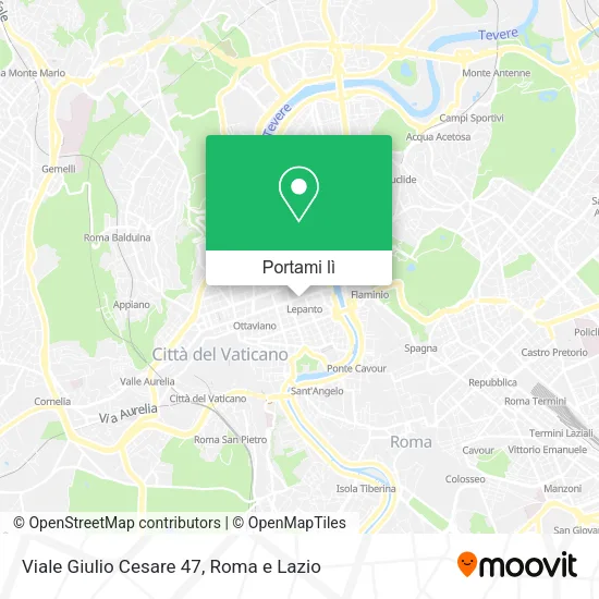 Mappa Viale Giulio Cesare 47