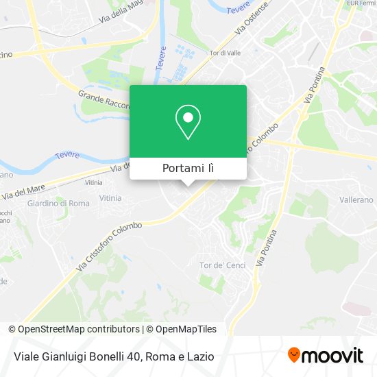 Mappa Viale Gianluigi Bonelli 40
