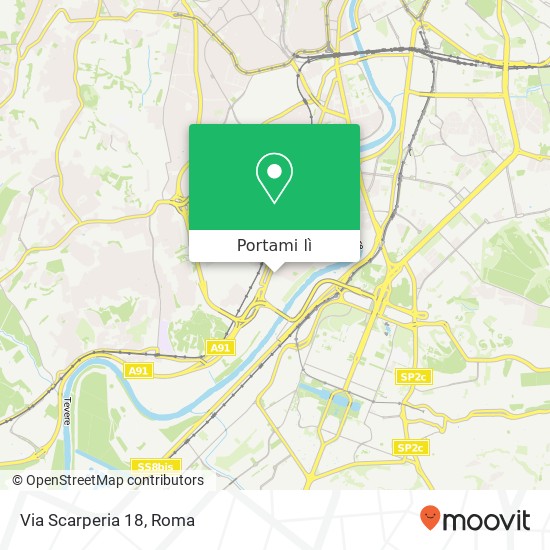 Mappa Via Scarperia 18