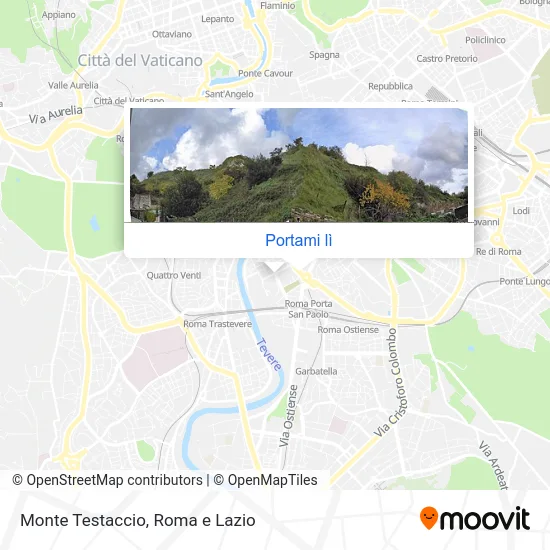 Mappa Monte Testaccio