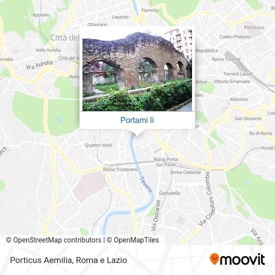 Mappa Porticus Aemilia