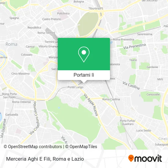 Mappa Merceria Aghi E Fili