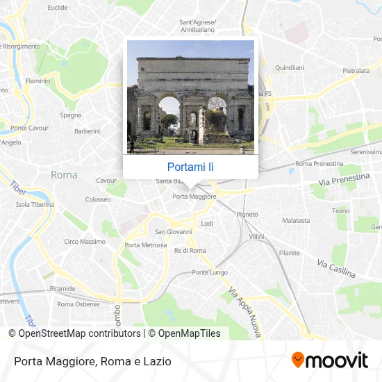 Mappa Porta Maggiore