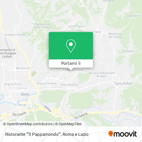 Mappa Ristorante ""Il Pappamondo""