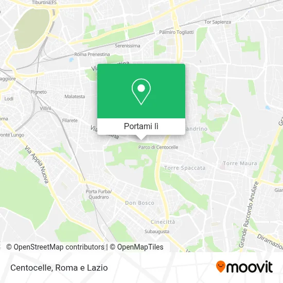 Mappa Centocelle