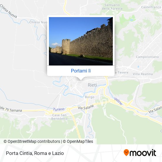 Mappa Porta Cintia