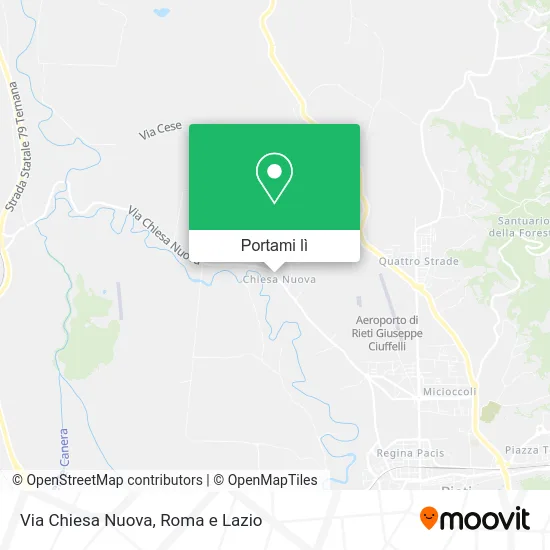 Mappa Via Chiesa Nuova