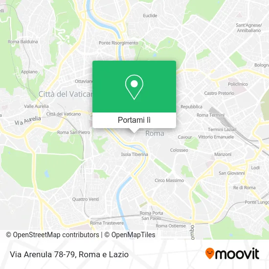 Mappa Via Arenula 78-79