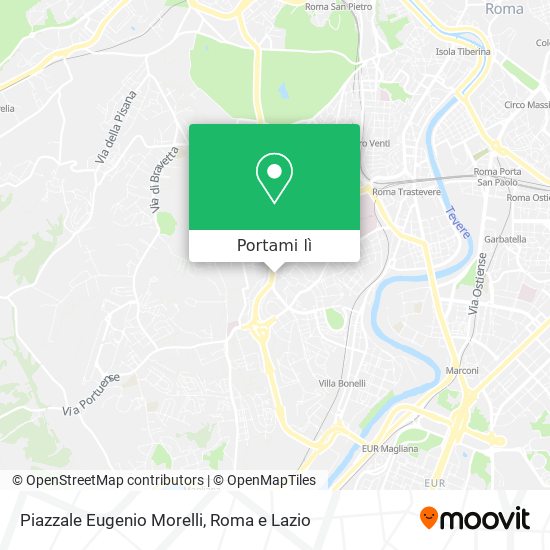 Mappa Piazzale Eugenio Morelli