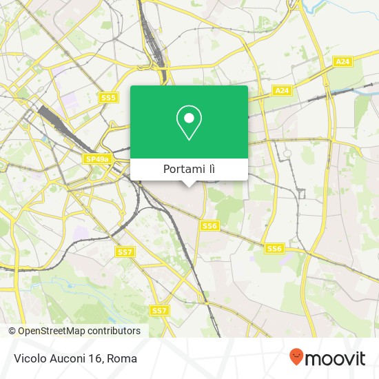 Mappa Vicolo Auconi 16