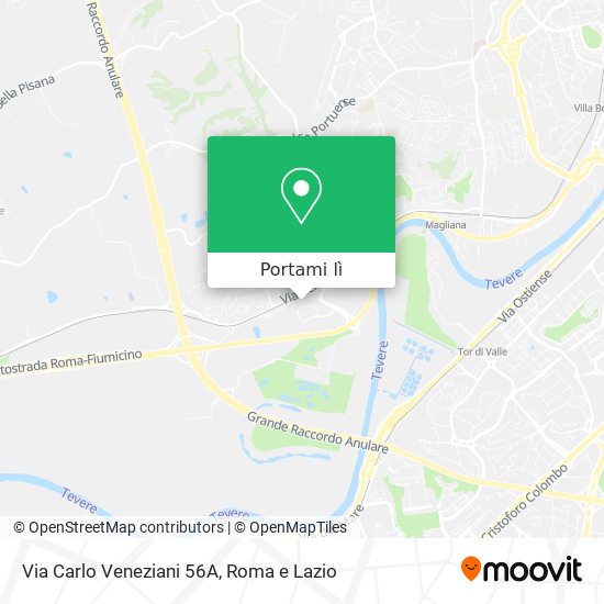 Mappa Via Carlo Veneziani 56A