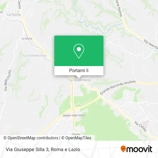 Mappa Via Giuseppe Silla 3