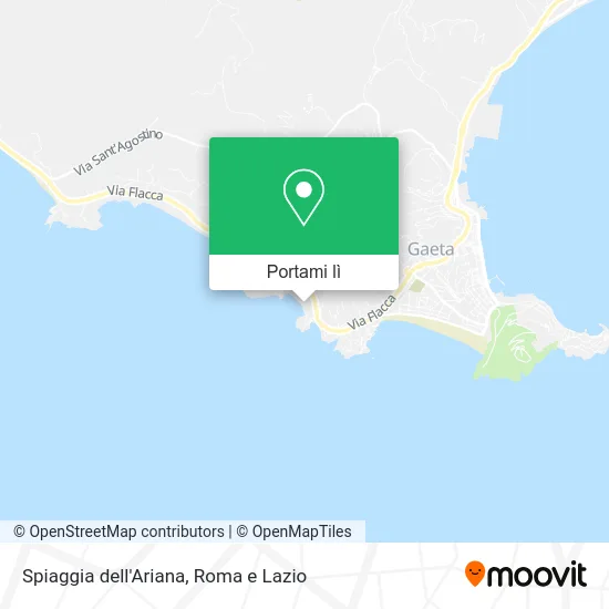 Mappa Spiaggia dell'Ariana