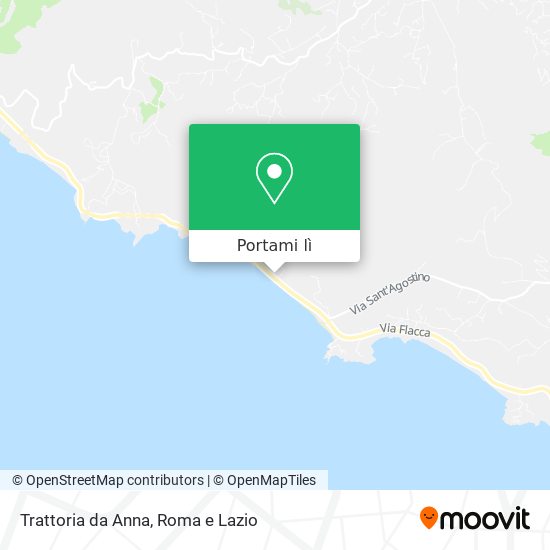 Mappa Trattoria da Anna