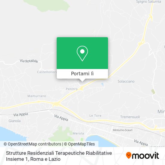 Mappa Strutture Residenziali Terapeutiche Riabilitative Insieme 1