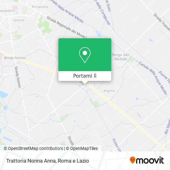 Mappa Trattoria Nonna Anna