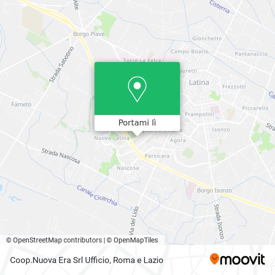 Mappa Coop.Nuova Era Srl Ufficio