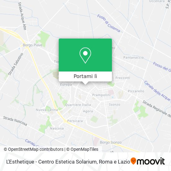 Mappa L'Esthetique - Centro Estetica Solarium