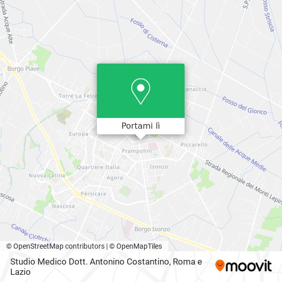 Mappa Studio Medico Dott. Antonino Costantino