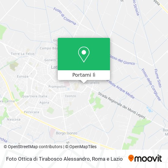 Mappa Foto Ottica di Tirabosco Alessandro