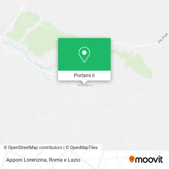 Mappa Apponi Lorenzina