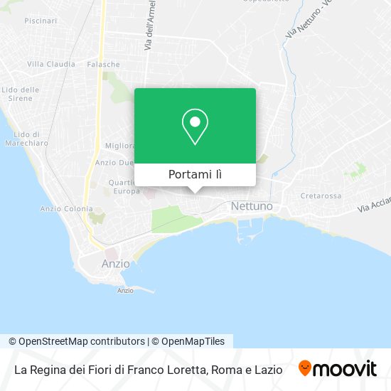 Mappa La Regina dei Fiori di Franco Loretta