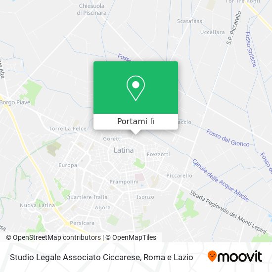 Mappa Studio Legale Associato Ciccarese