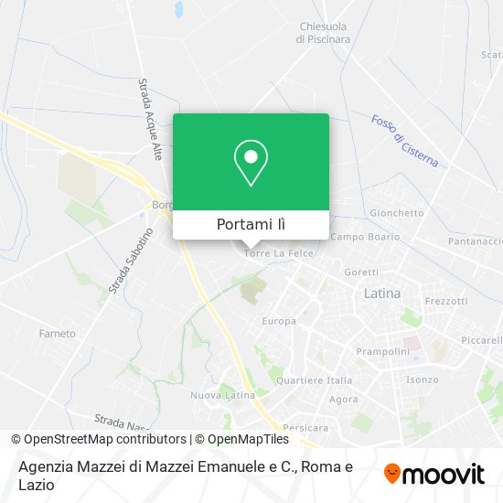 Mappa Agenzia Mazzei di Mazzei Emanuele e C.