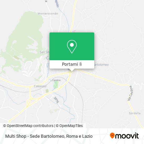 Mappa Multi Shop - Sede Bartolomeo
