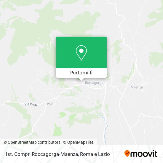 Mappa Ist. Compr. Roccagorga-Maenza