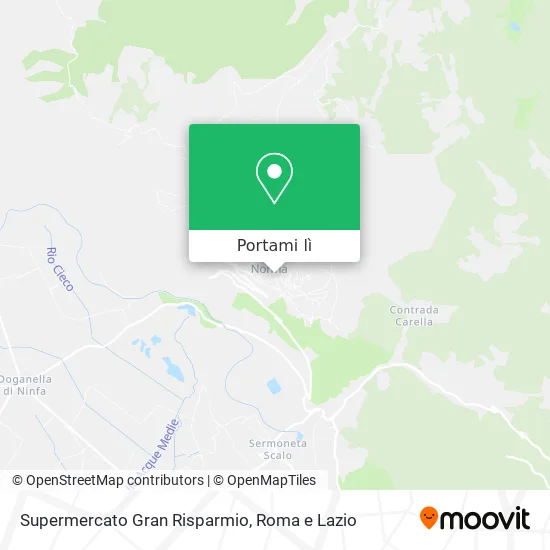 Mappa Supermercato Gran Risparmio