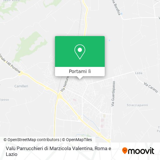 Mappa Valù Parrucchieri di Marzicola Valentina