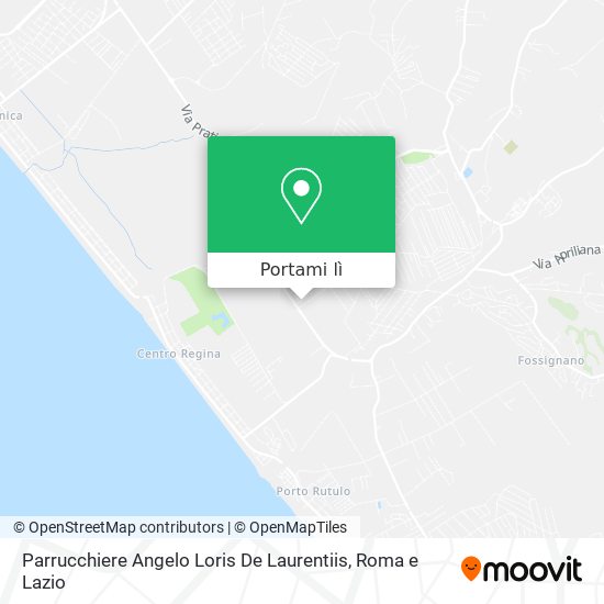 Mappa Parrucchiere Angelo Loris De Laurentiis