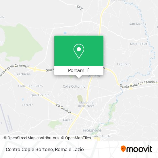 Mappa Centro Copie Bortone