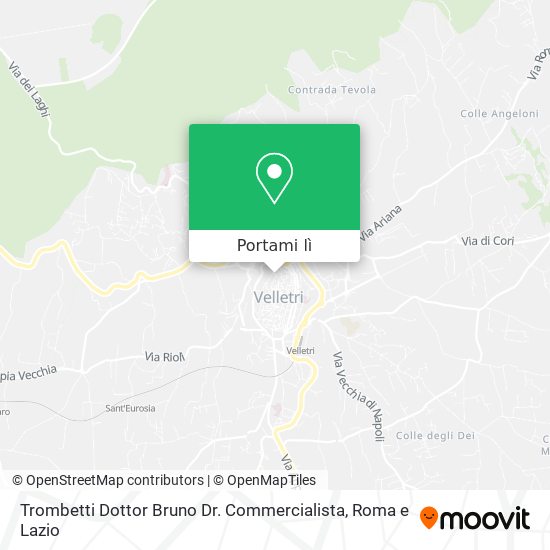 Mappa Trombetti Dottor Bruno Dr. Commercialista